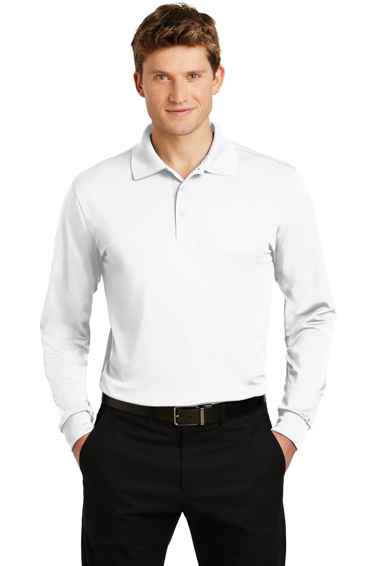 Sport-TekÂ® Long Sleeve Micropique Sport-WickÂ® Polo. ST657