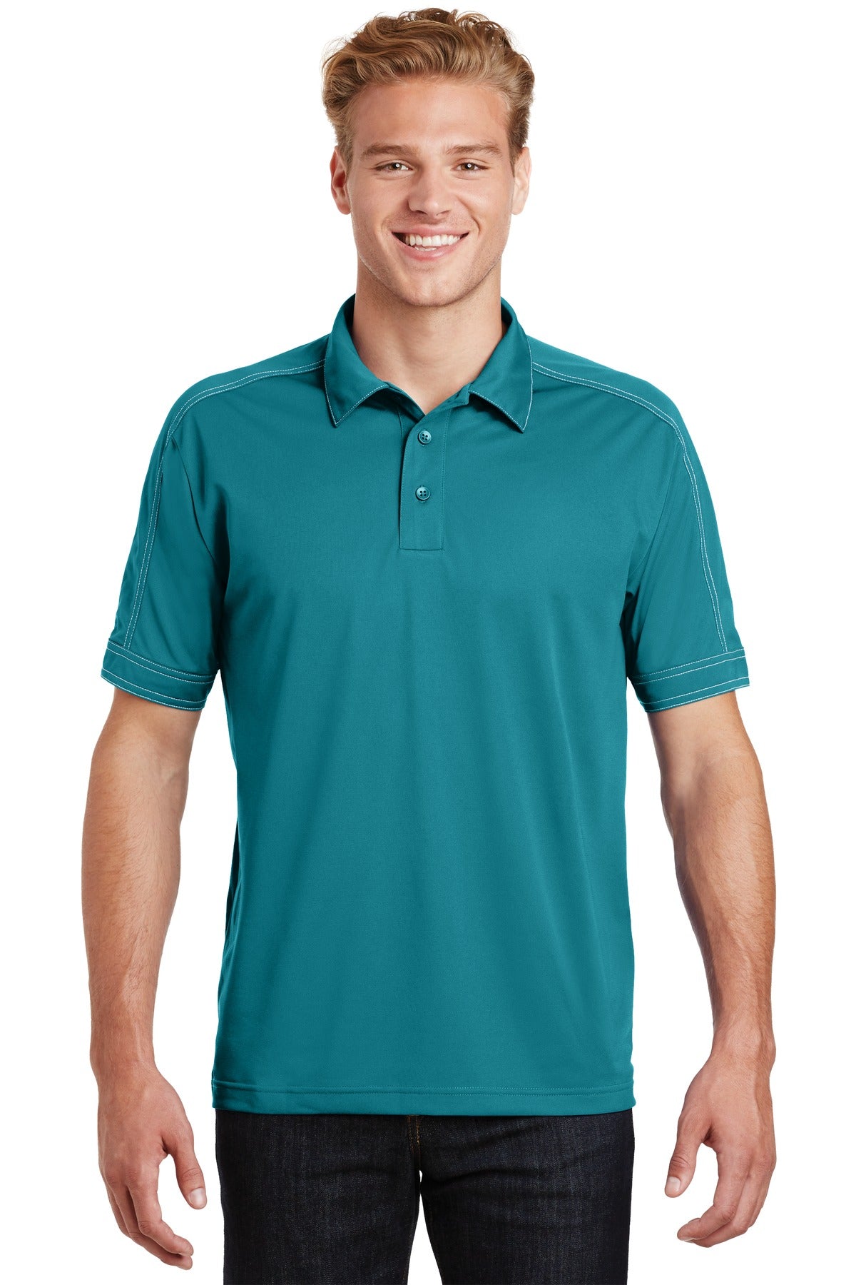 Sport-TekÂ® Contrast Stitch Micropique Sport-WickÂ® Polo. ST659