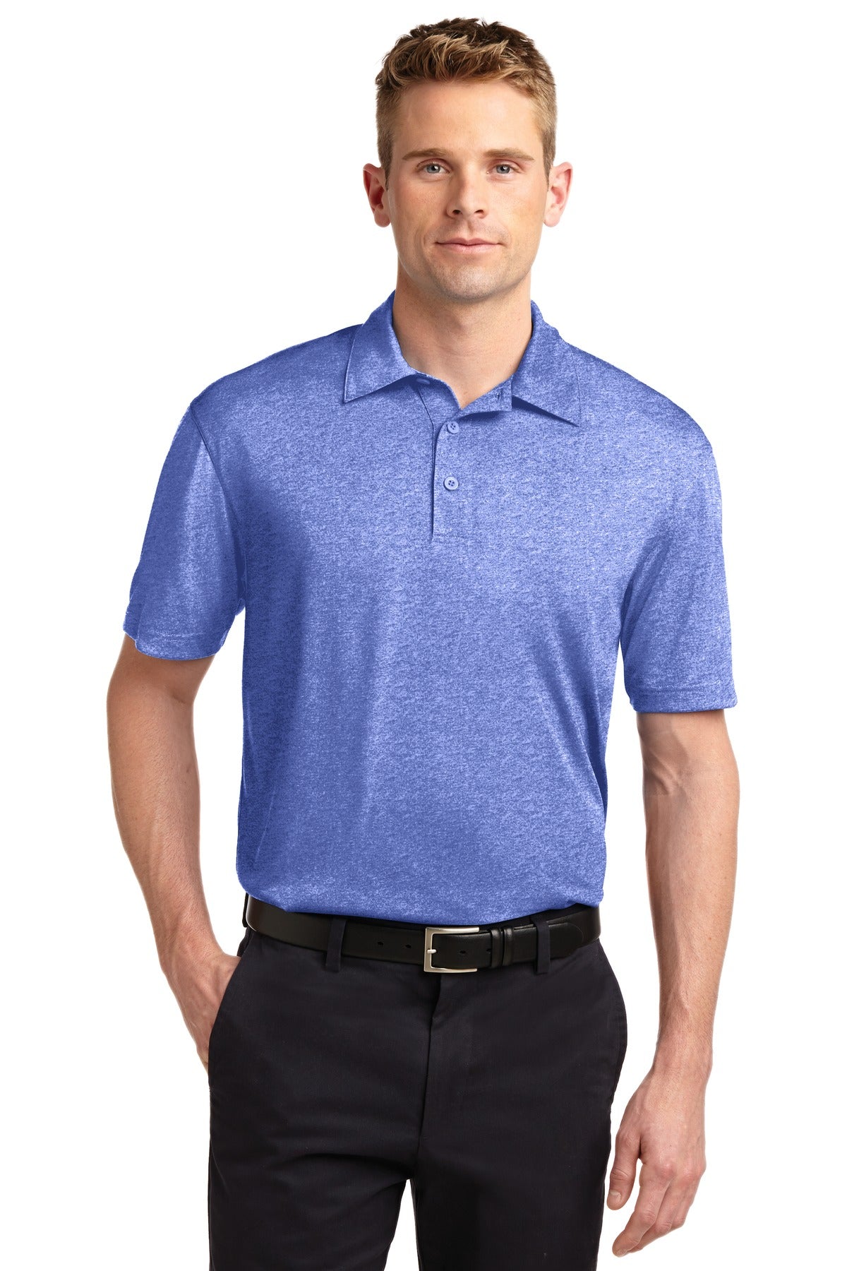 Sport-TekÂ® Heather Contenderâ„¢ Polo. ST660