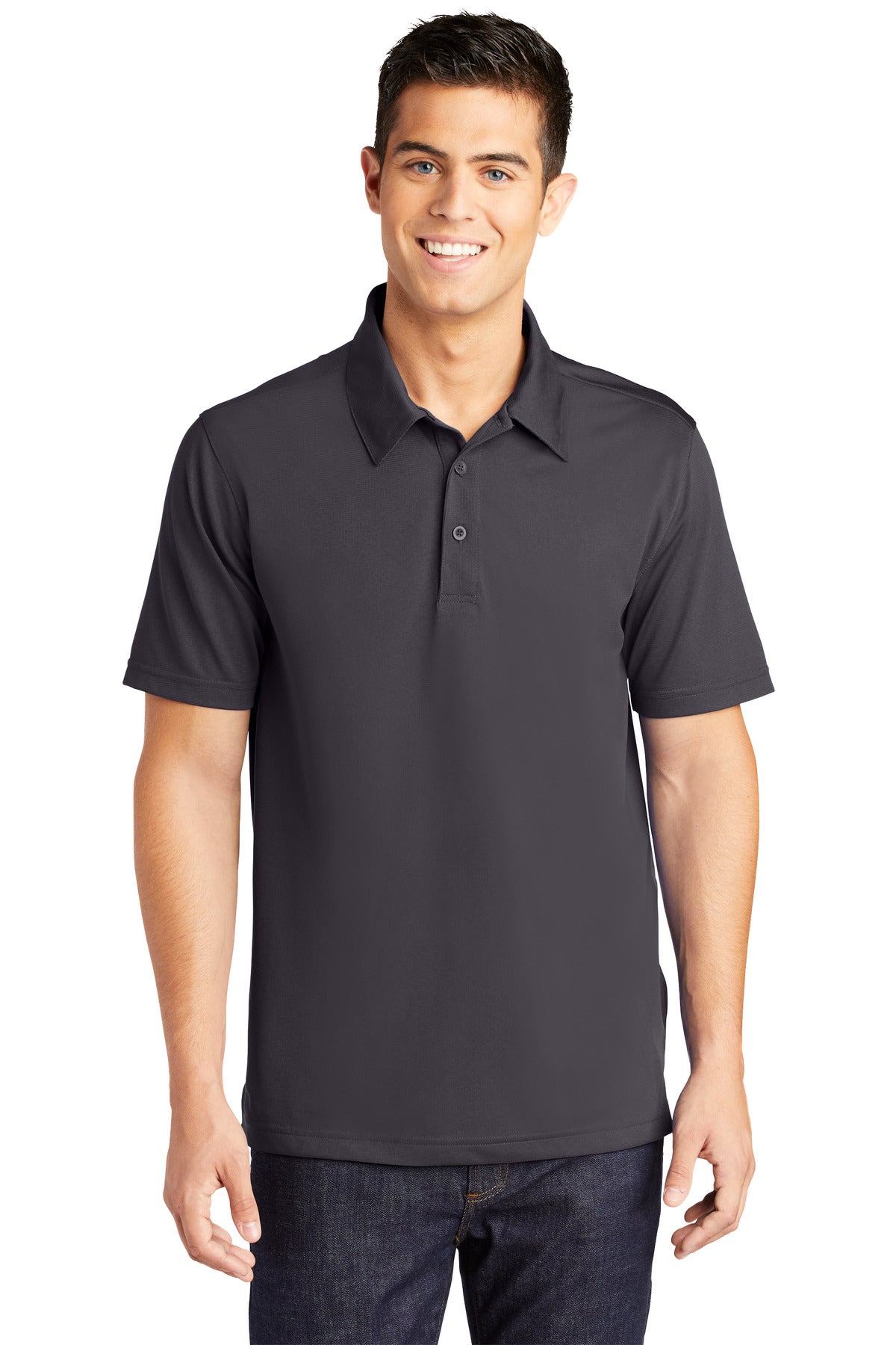 Sport-TekÂ® PosiChargeÂ® Active Textured Polo. ST690