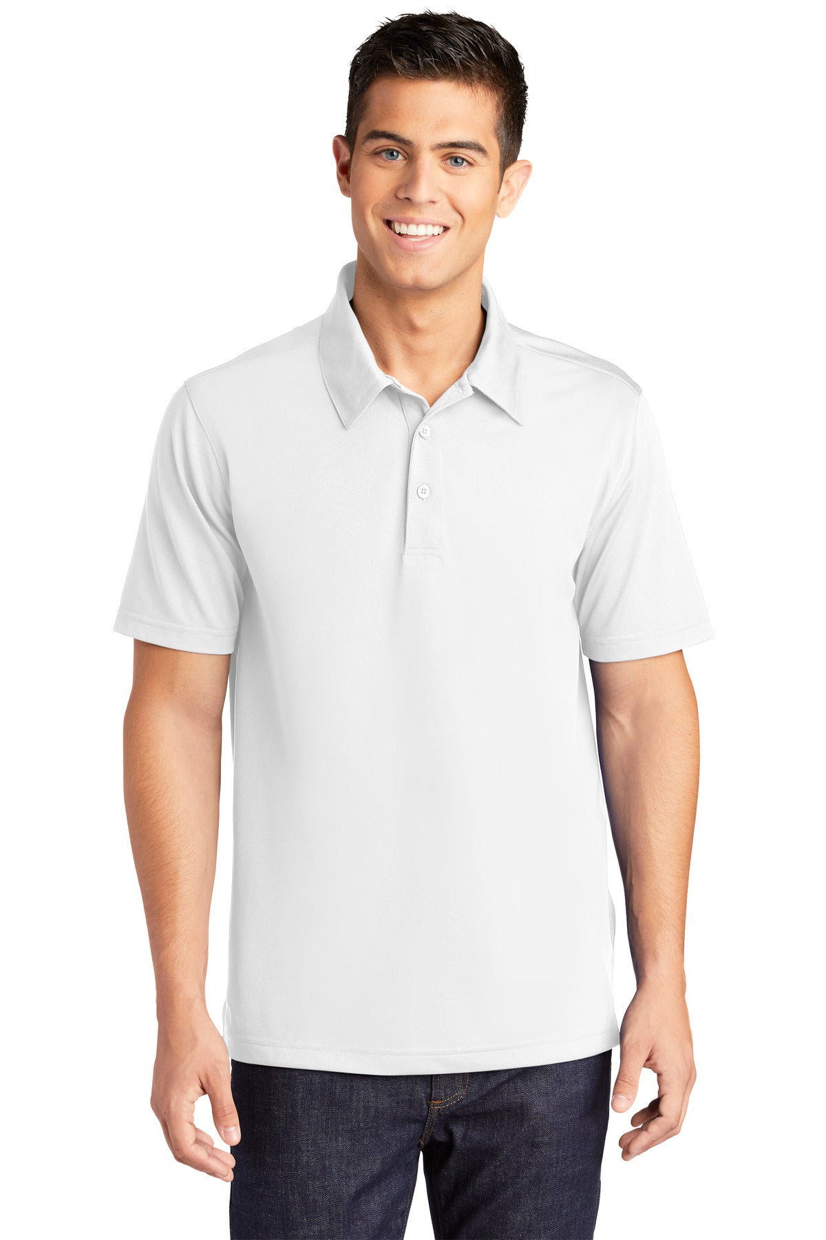 Sport-TekÂ® PosiChargeÂ® Active Textured Polo. ST690