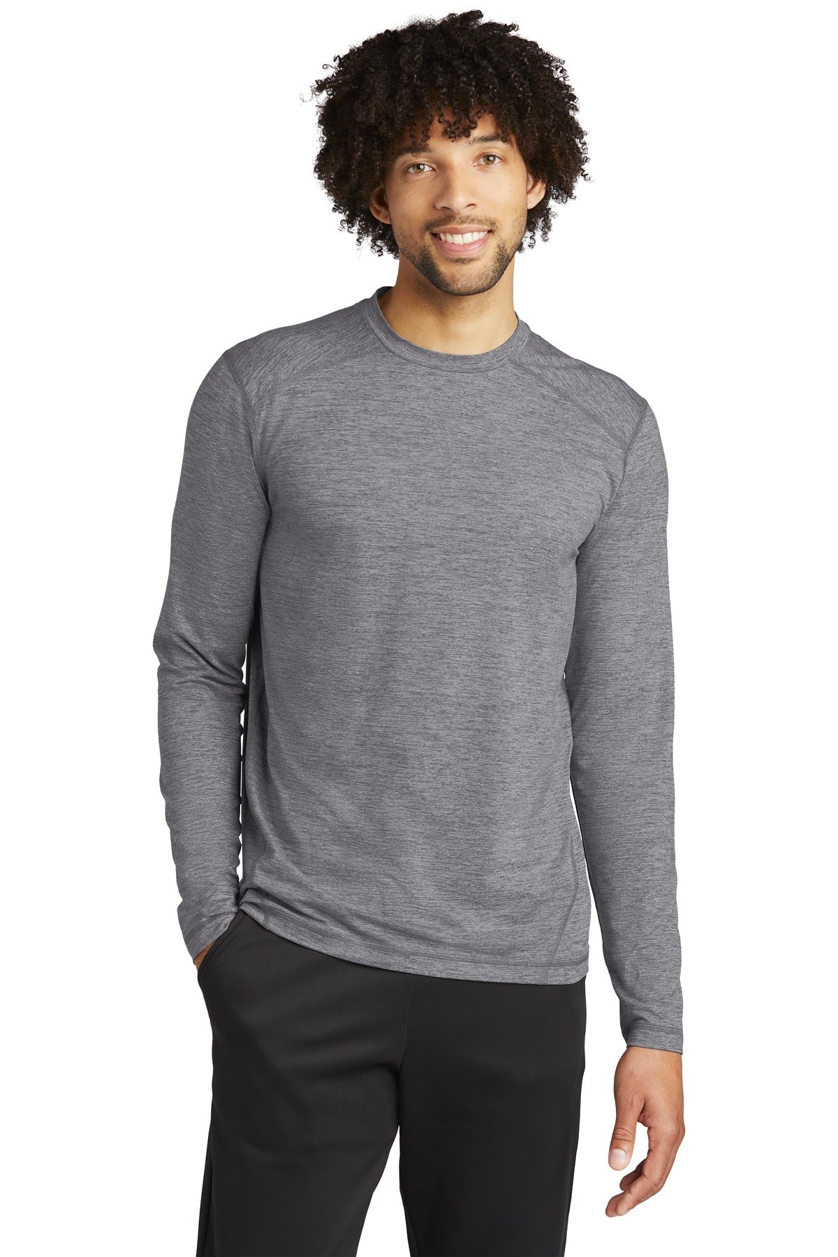 Sport-Tek Â® Exchange 1.5 Long Sleeve Crew. ST710