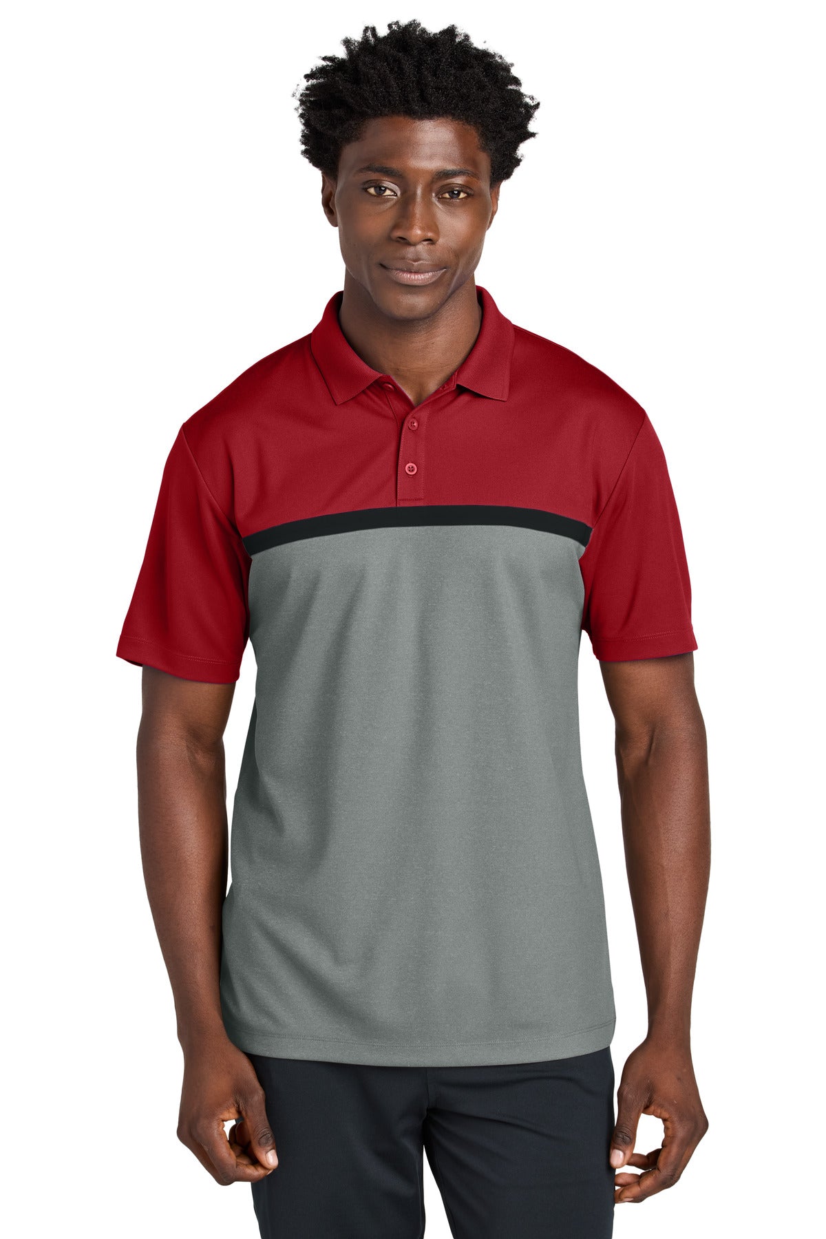 Sport-Tek? UV Micropique Colorblock Polo ST741