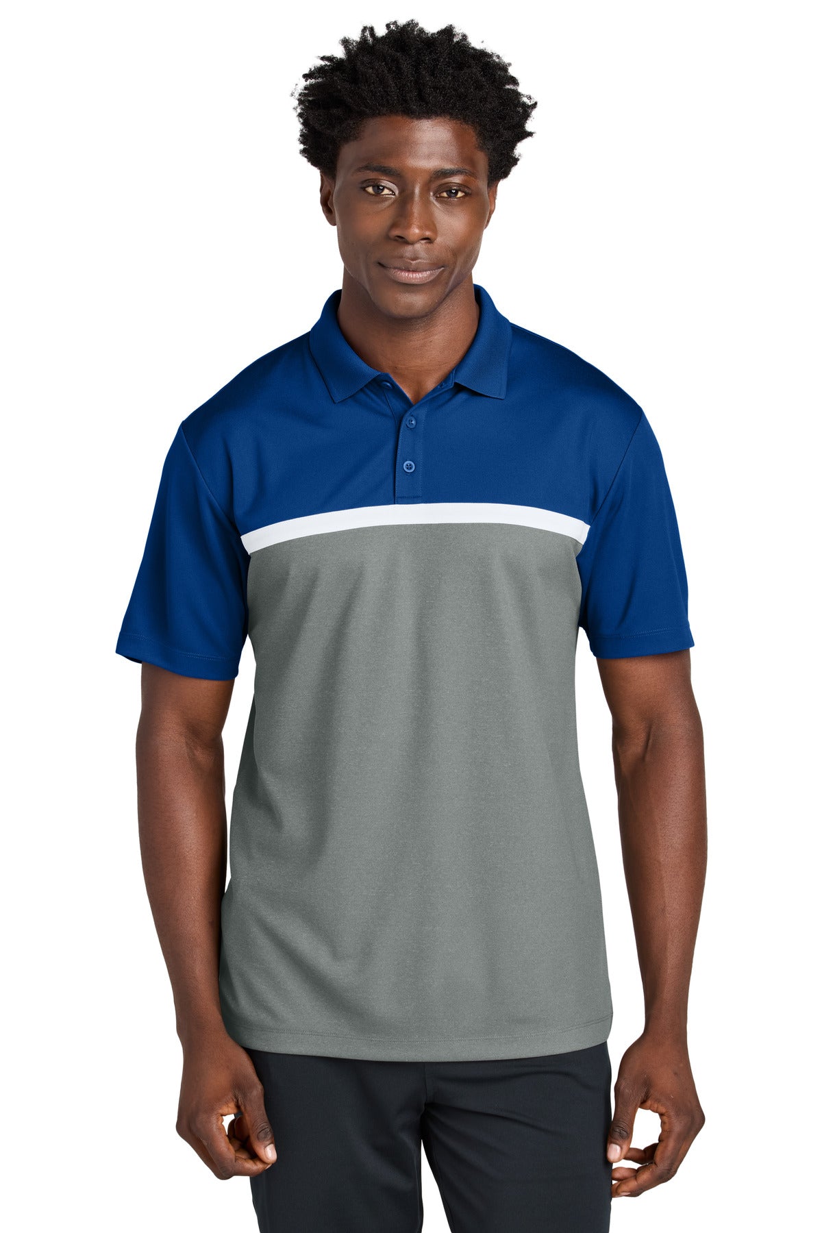 Sport-Tek? UV Micropique Colorblock Polo ST741