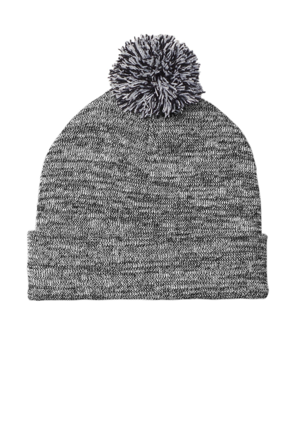 Sport-Tek ? Heather Pom Pom Beanie STC41