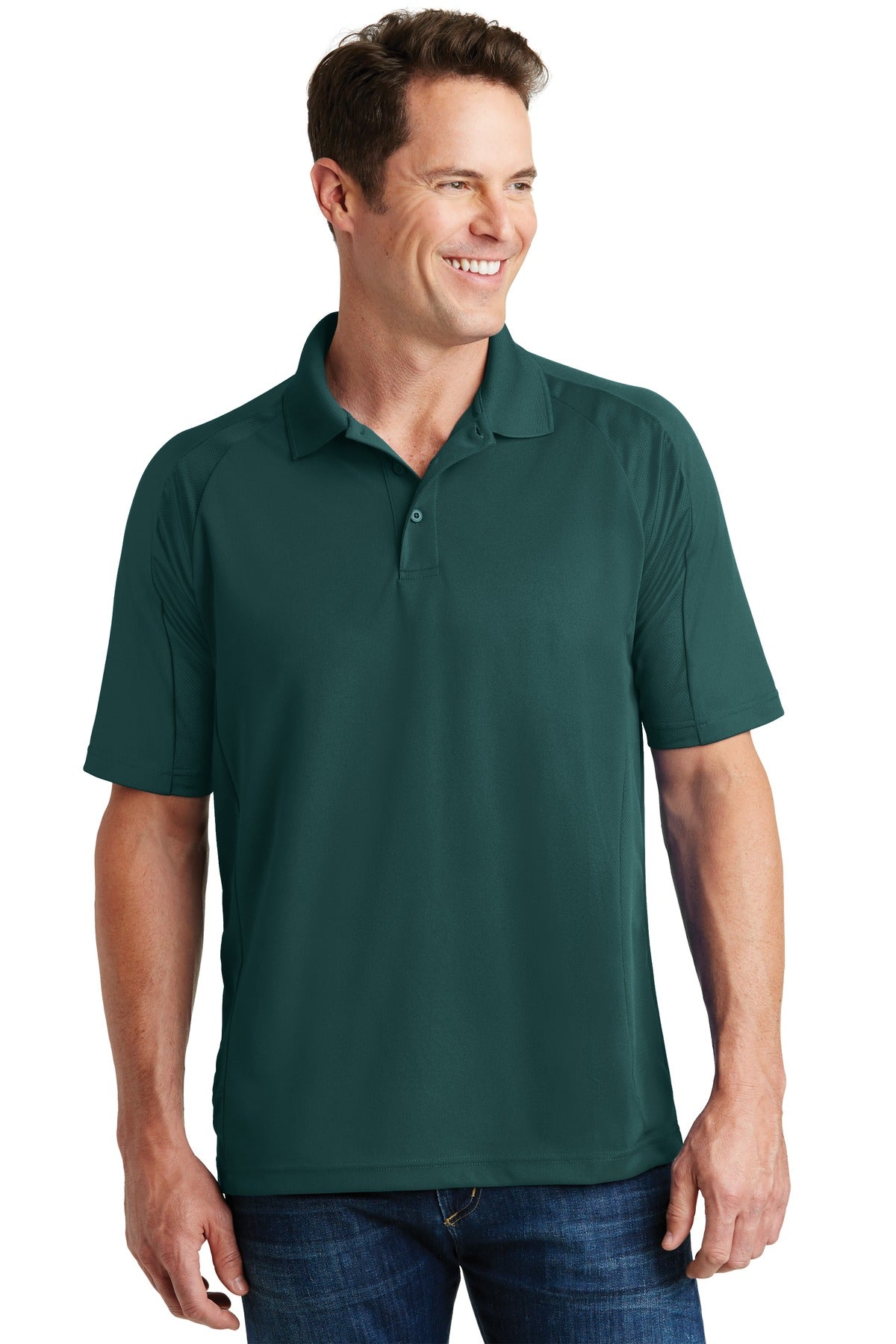 Sport-TekÂ® Dri-MeshÂ® Pro Polo. T474