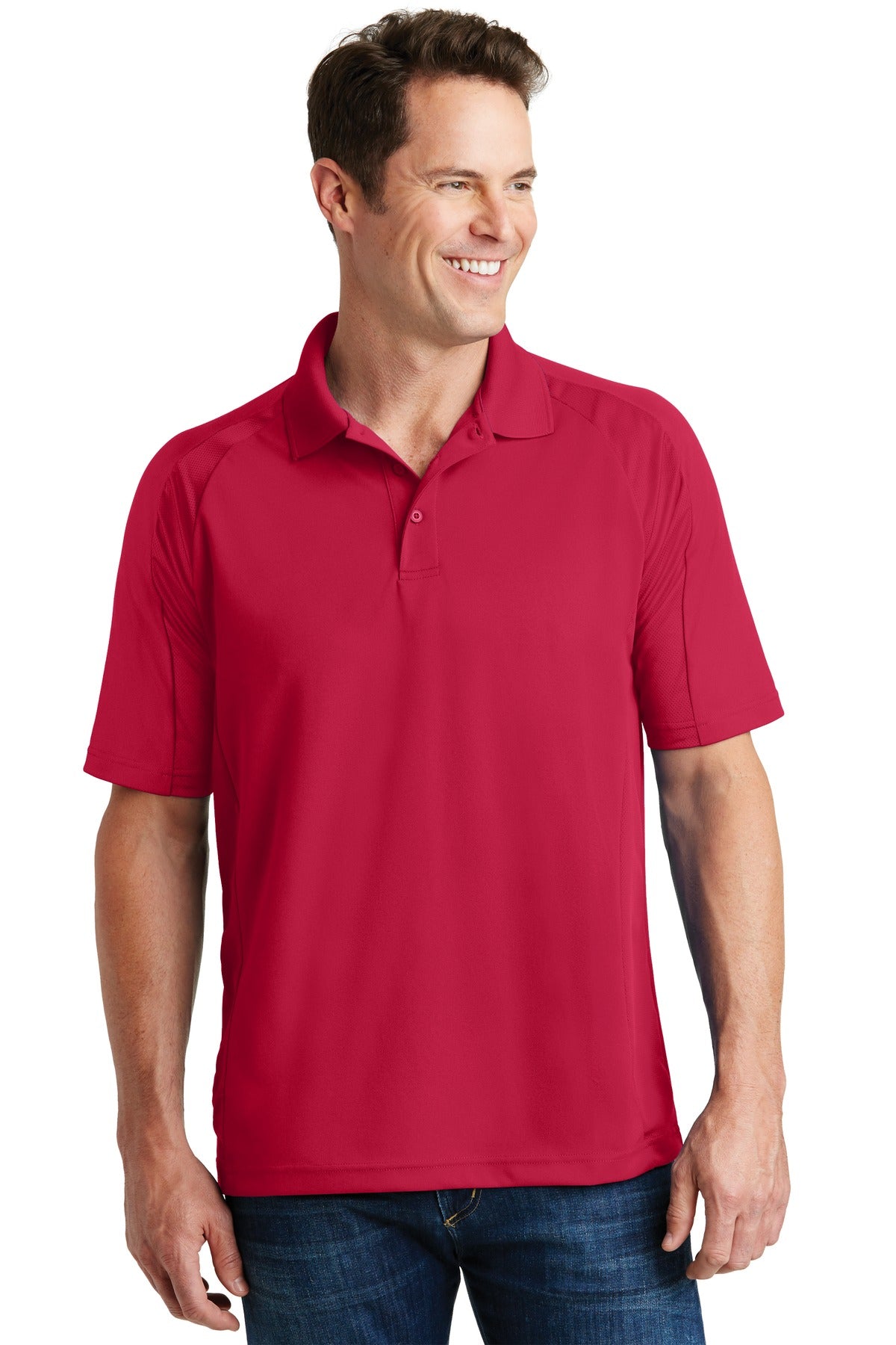 Sport-TekÂ® Dri-MeshÂ® Pro Polo. T474