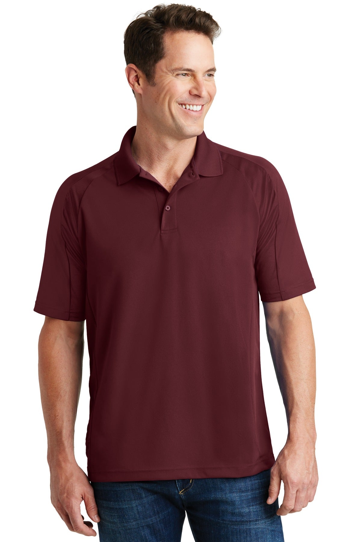 Sport-TekÂ® Dri-MeshÂ® Pro Polo. T474