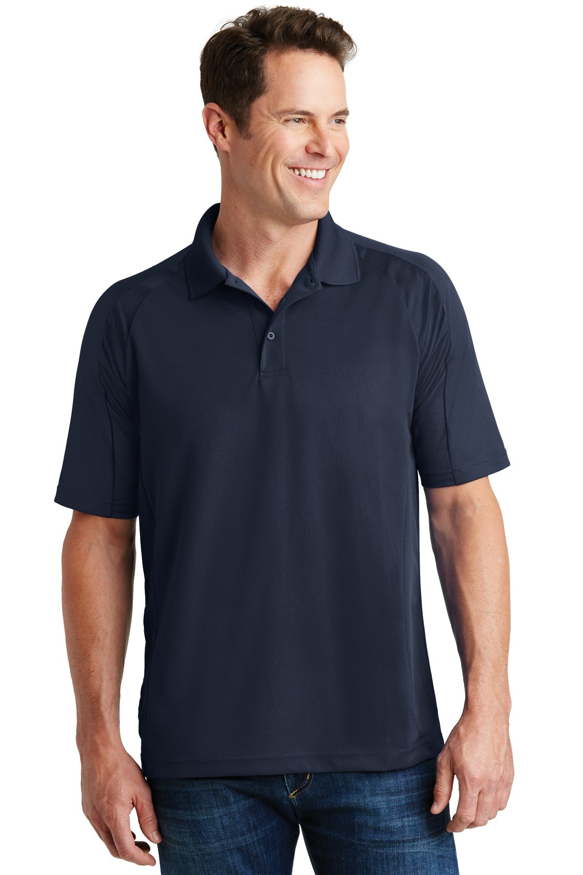 Sport-TekÂ® Dri-MeshÂ® Pro Polo. T474