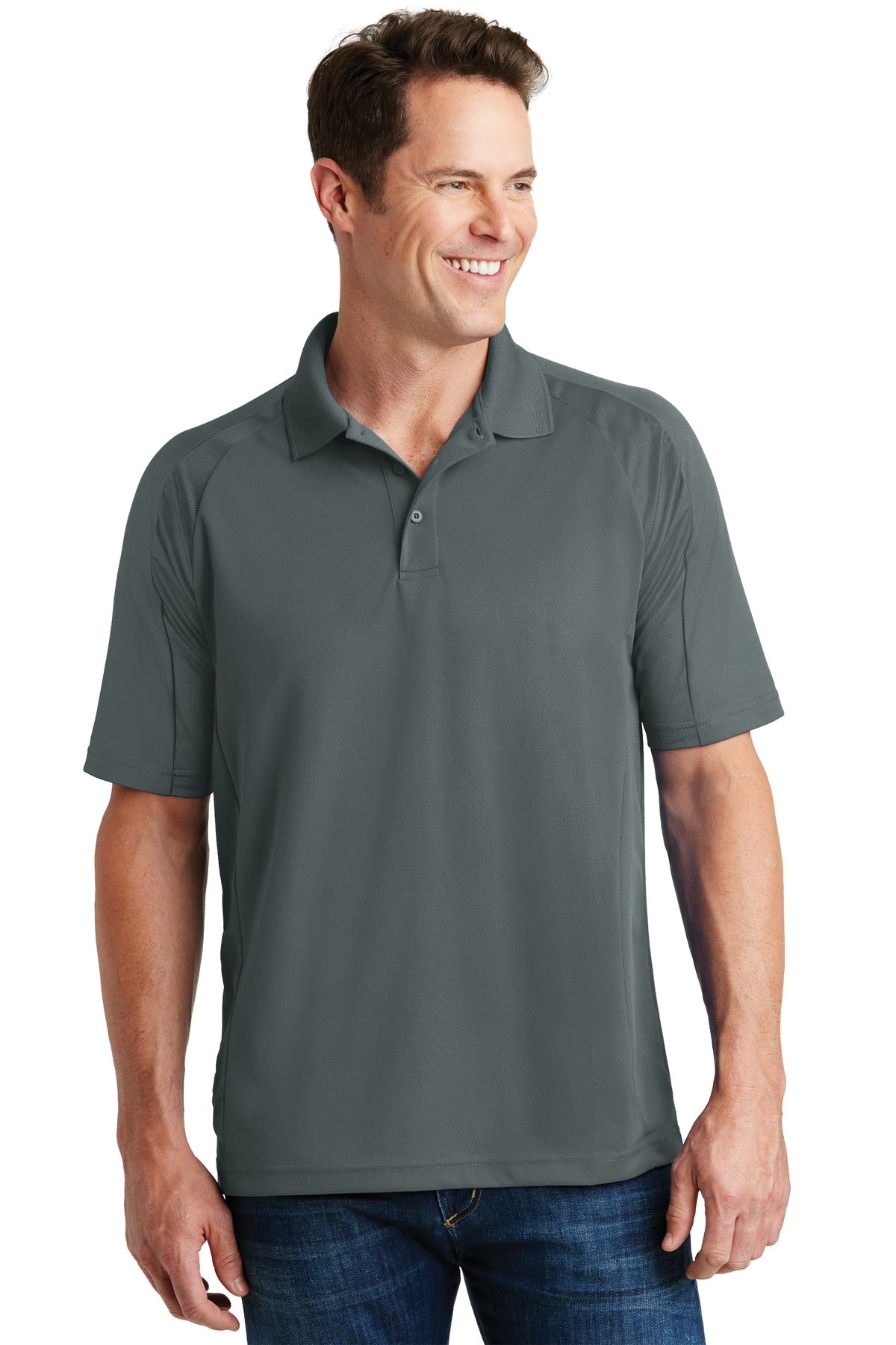 Sport-TekÂ® Dri-MeshÂ® Pro Polo. T474