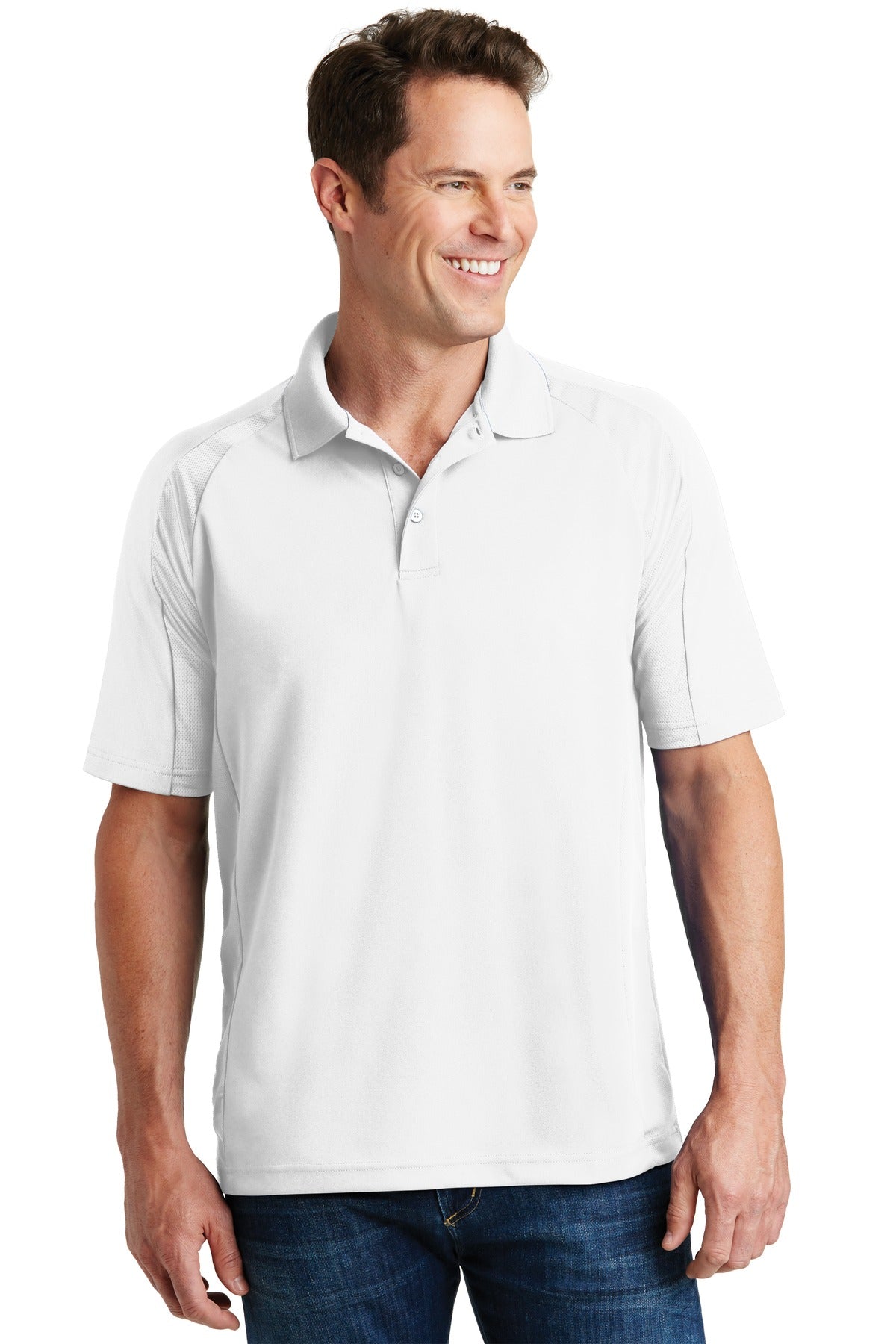 Sport-TekÂ® Dri-MeshÂ® Pro Polo. T474