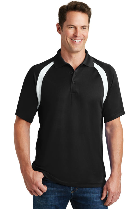 Sport-TekÂ® Dry ZoneÂ® Colorblock Raglan Polo. T476