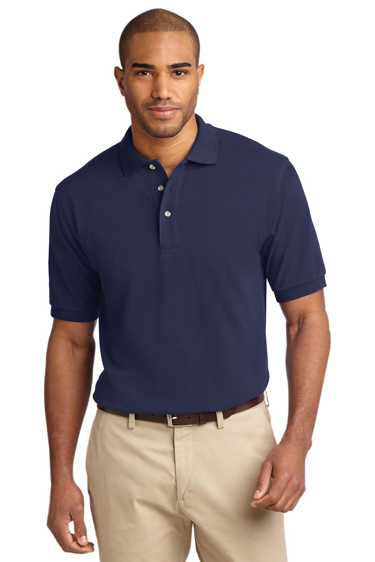 Port AuthorityÂ® Tall Heavyweight Cotton Pique Polo.  TLK420