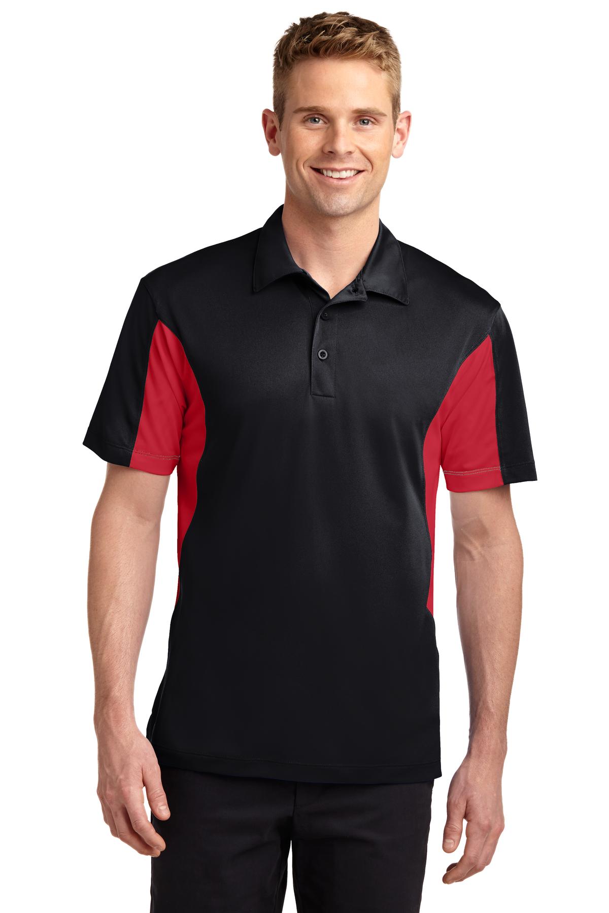 Sport-TekÂ® Tall Side Blocked Micropique Sport-WickÂ® Polo. TST655