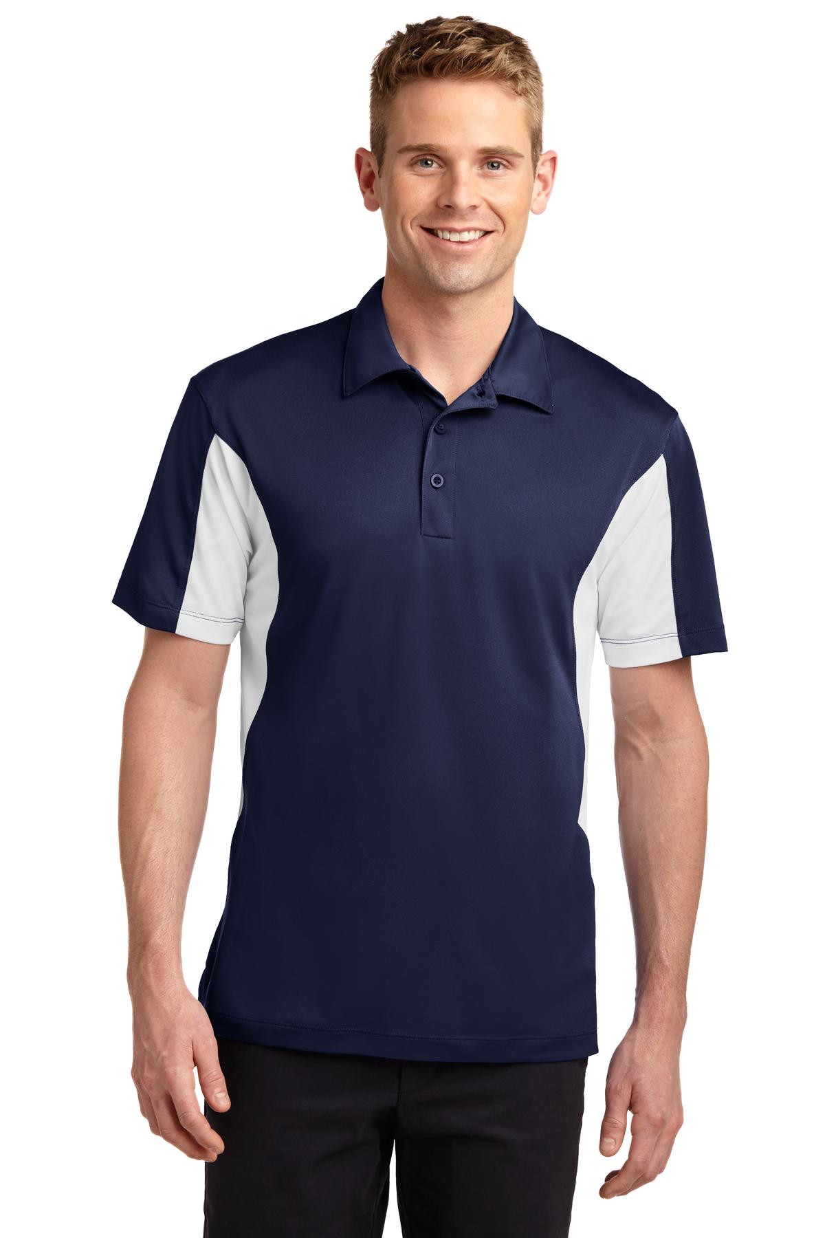 Sport-TekÂ® Tall Side Blocked Micropique Sport-WickÂ® Polo. TST655