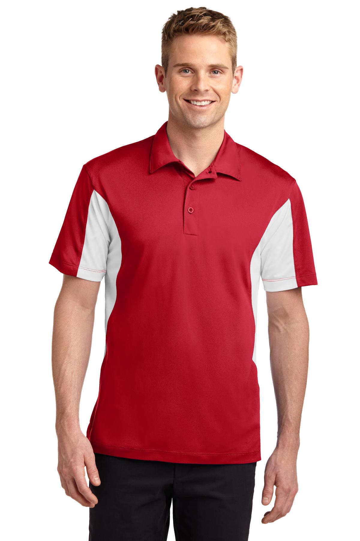 Sport-TekÂ® Tall Side Blocked Micropique Sport-WickÂ® Polo. TST655