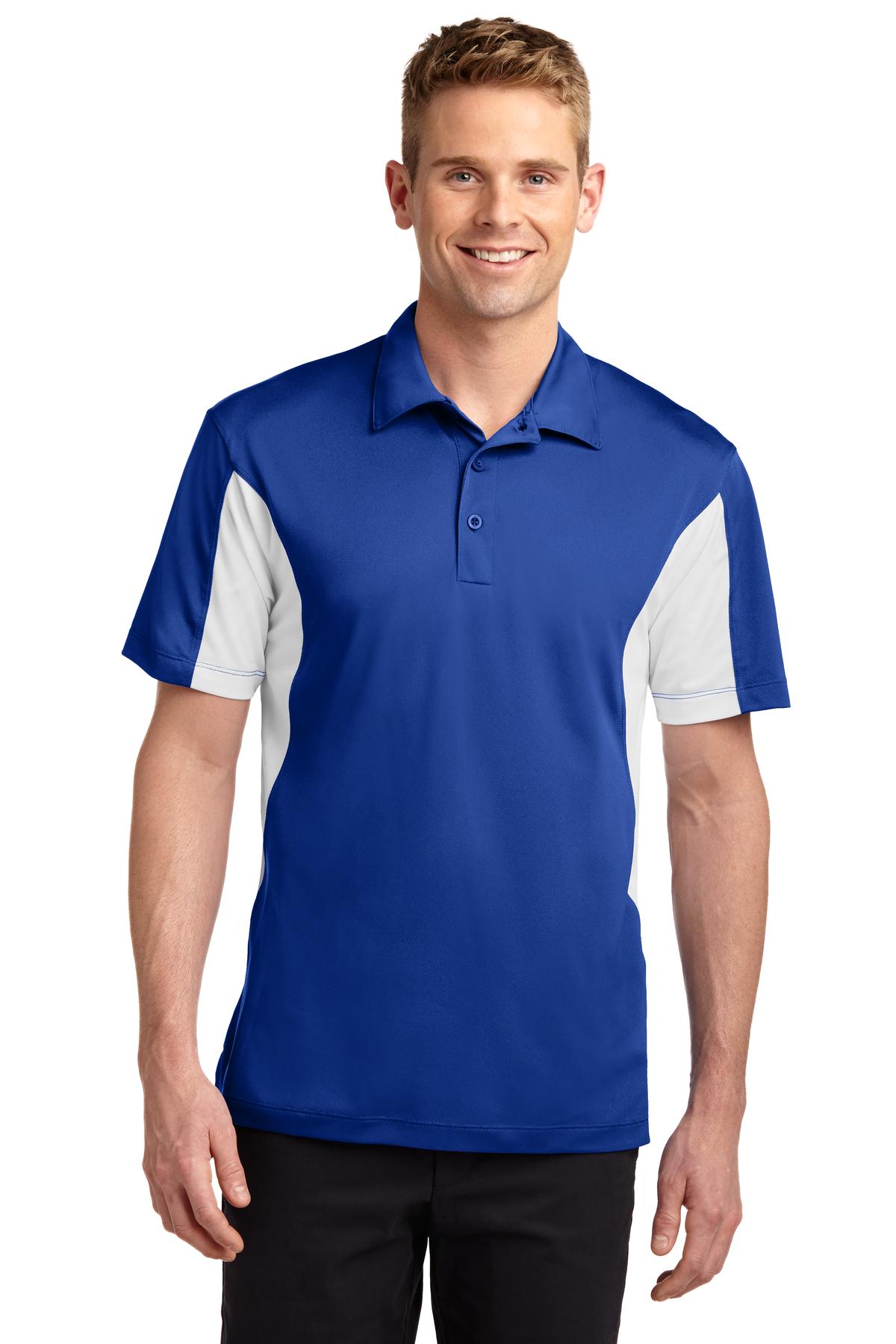 Sport-TekÂ® Tall Side Blocked Micropique Sport-WickÂ® Polo. TST655