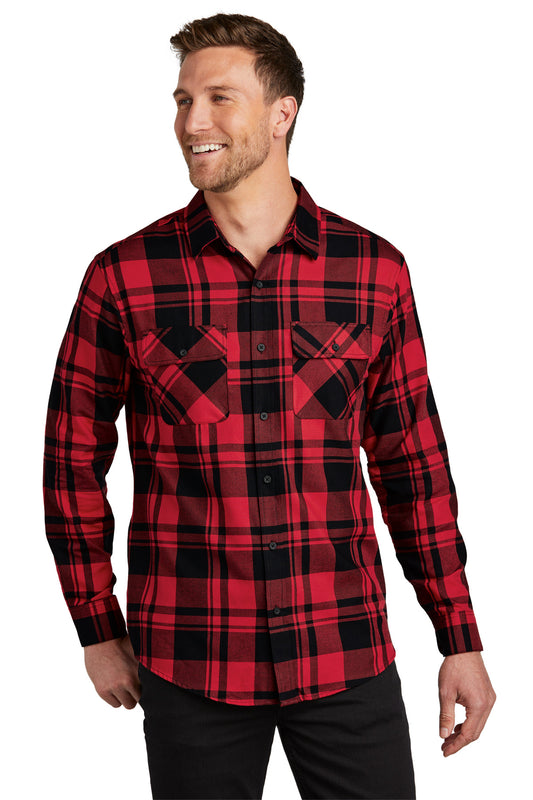 Port AuthorityÂ® Plaid Flannel Shirt. W668