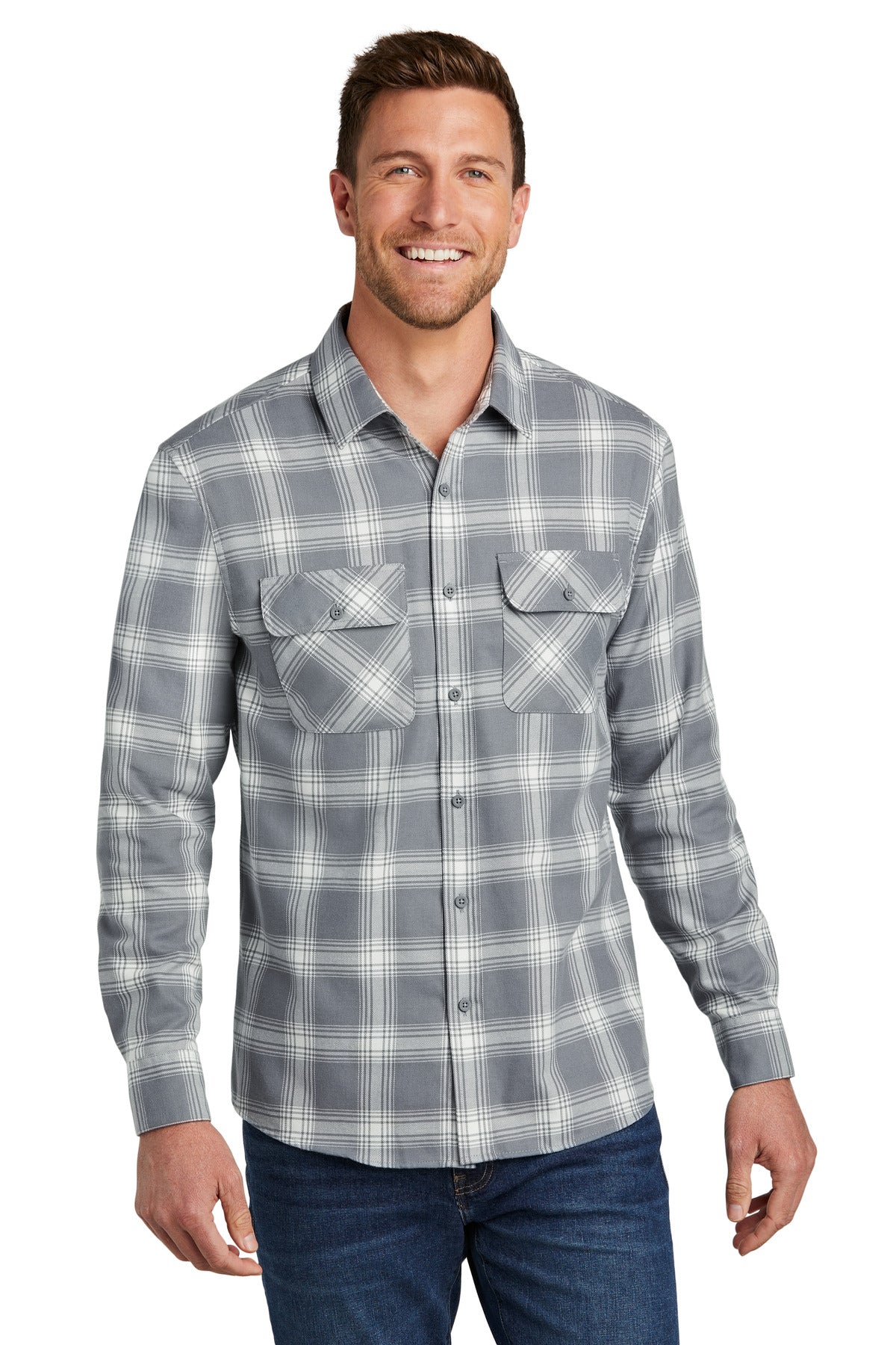 Port AuthorityÂ® Plaid Flannel Shirt. W668