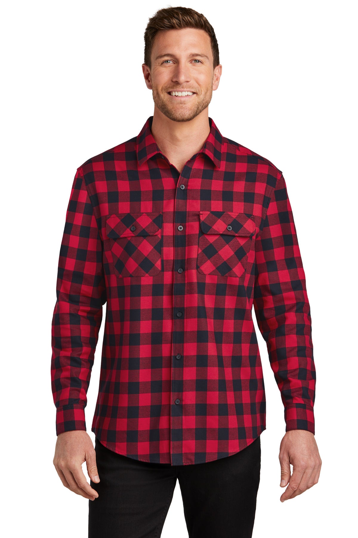 Port AuthorityÂ® Plaid Flannel Shirt. W668