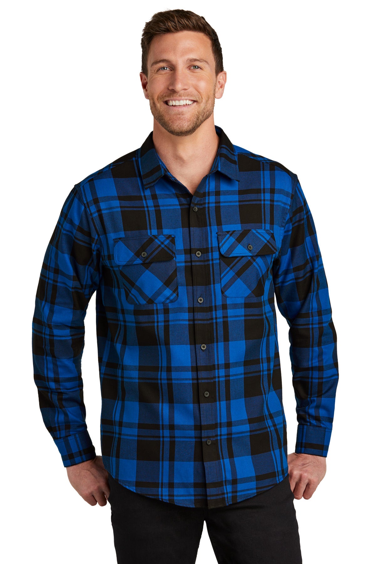 Port AuthorityÂ® Plaid Flannel Shirt. W668