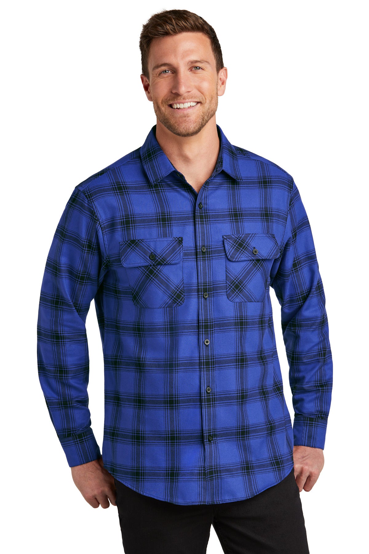 Port AuthorityÂ® Plaid Flannel Shirt. W668