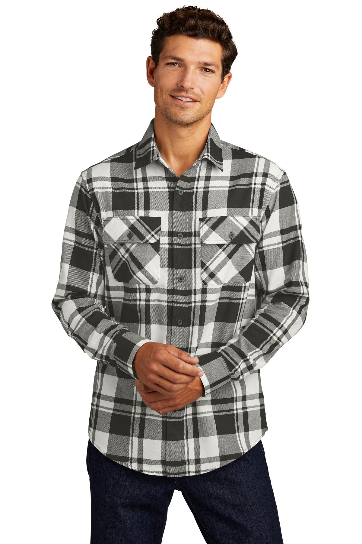 Port AuthorityÂ® Plaid Flannel Shirt. W668