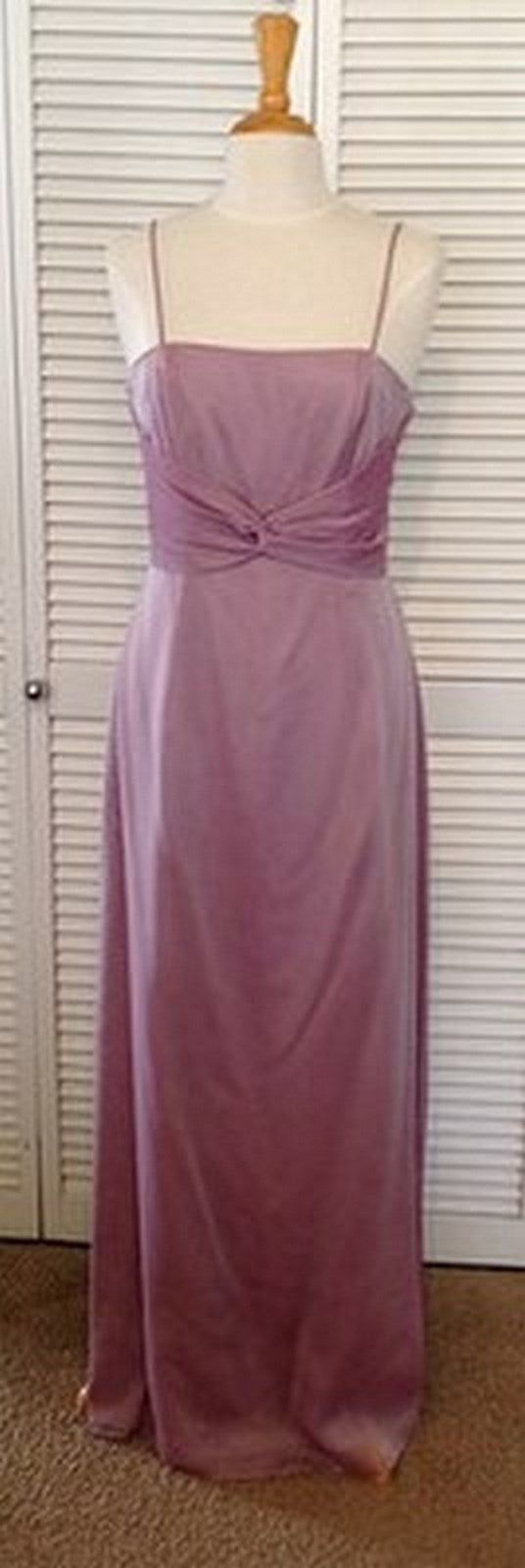 Watters & Watters Women Dress Chiffon Mauve Bow-Like Size 10