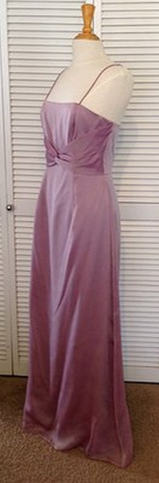 Watters & Watters Women Dress Chiffon Mauve Bow-Like Size 10