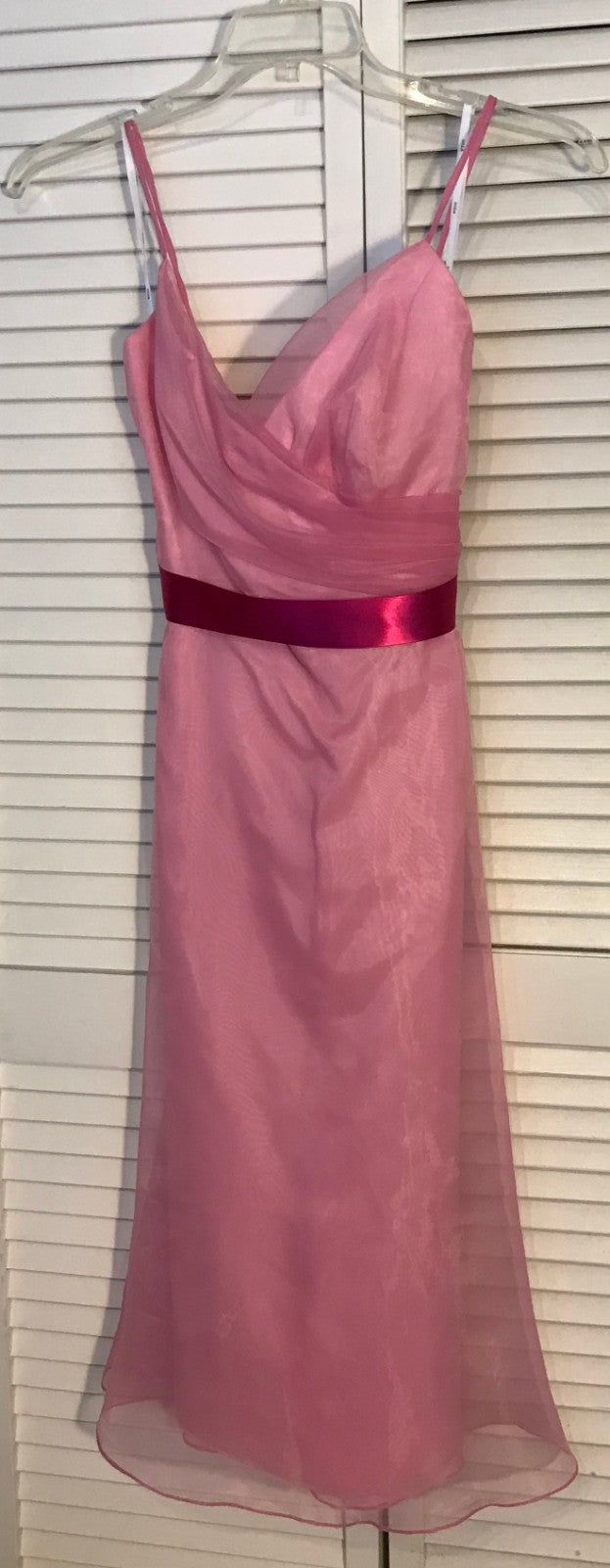 Watters & Watters Women Dress Chiffon Mauve Size 8