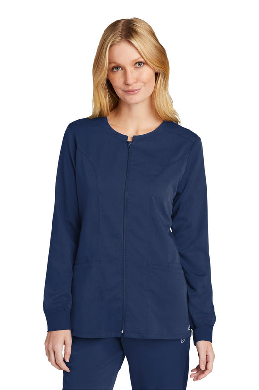 WonderWinkÂ® Women's Premiere Flexâ„¢ Full-Zip Scrub Jacket WW4088