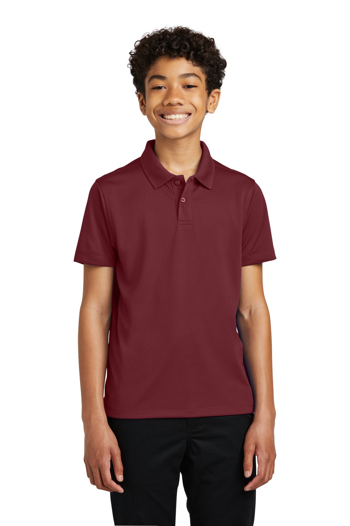 Port AuthorityÂ® Youth Dry ZoneÂ® UV Micro-Mesh Polo Y110