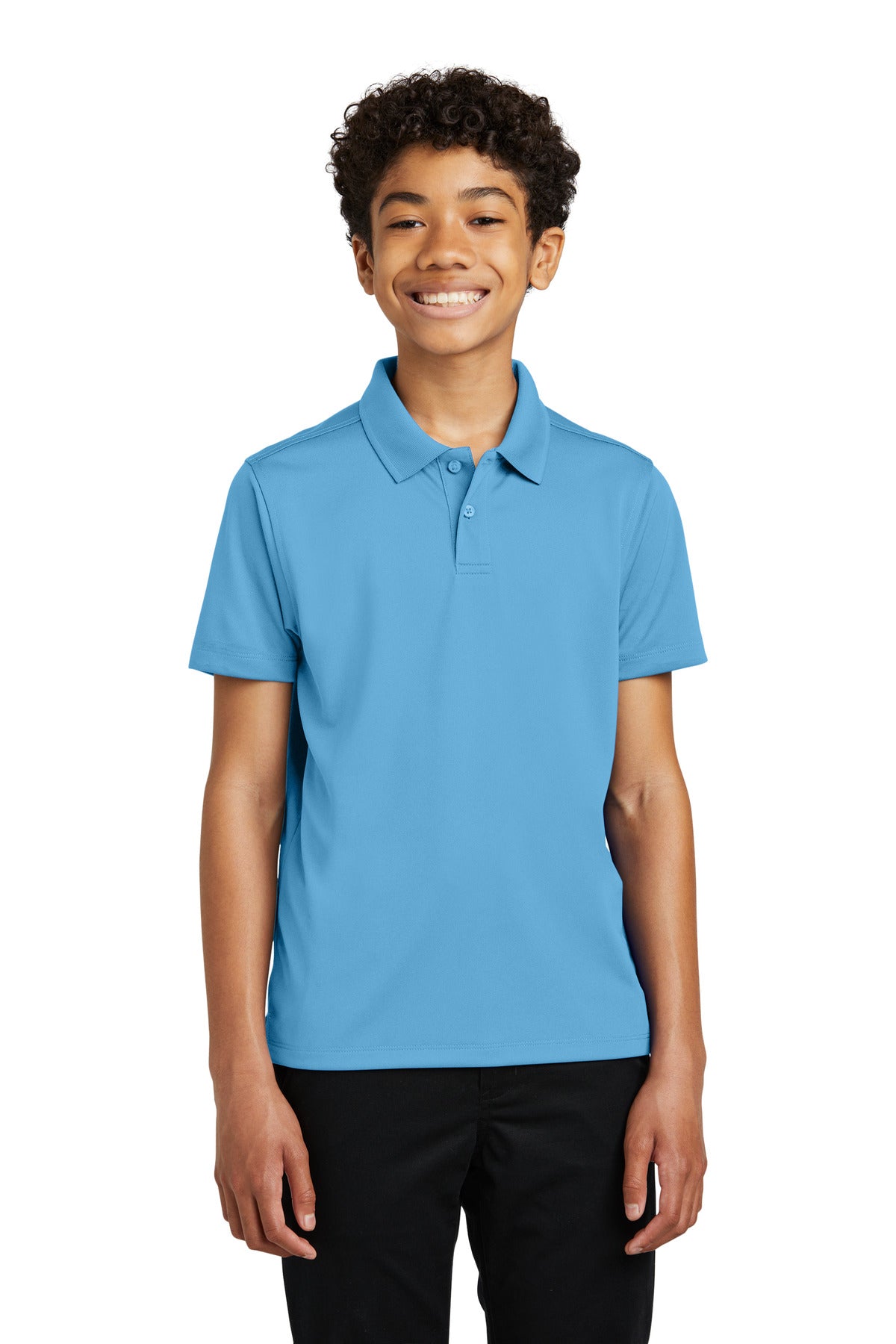 Port AuthorityÂ® Youth Dry ZoneÂ® UV Micro-Mesh Polo Y110