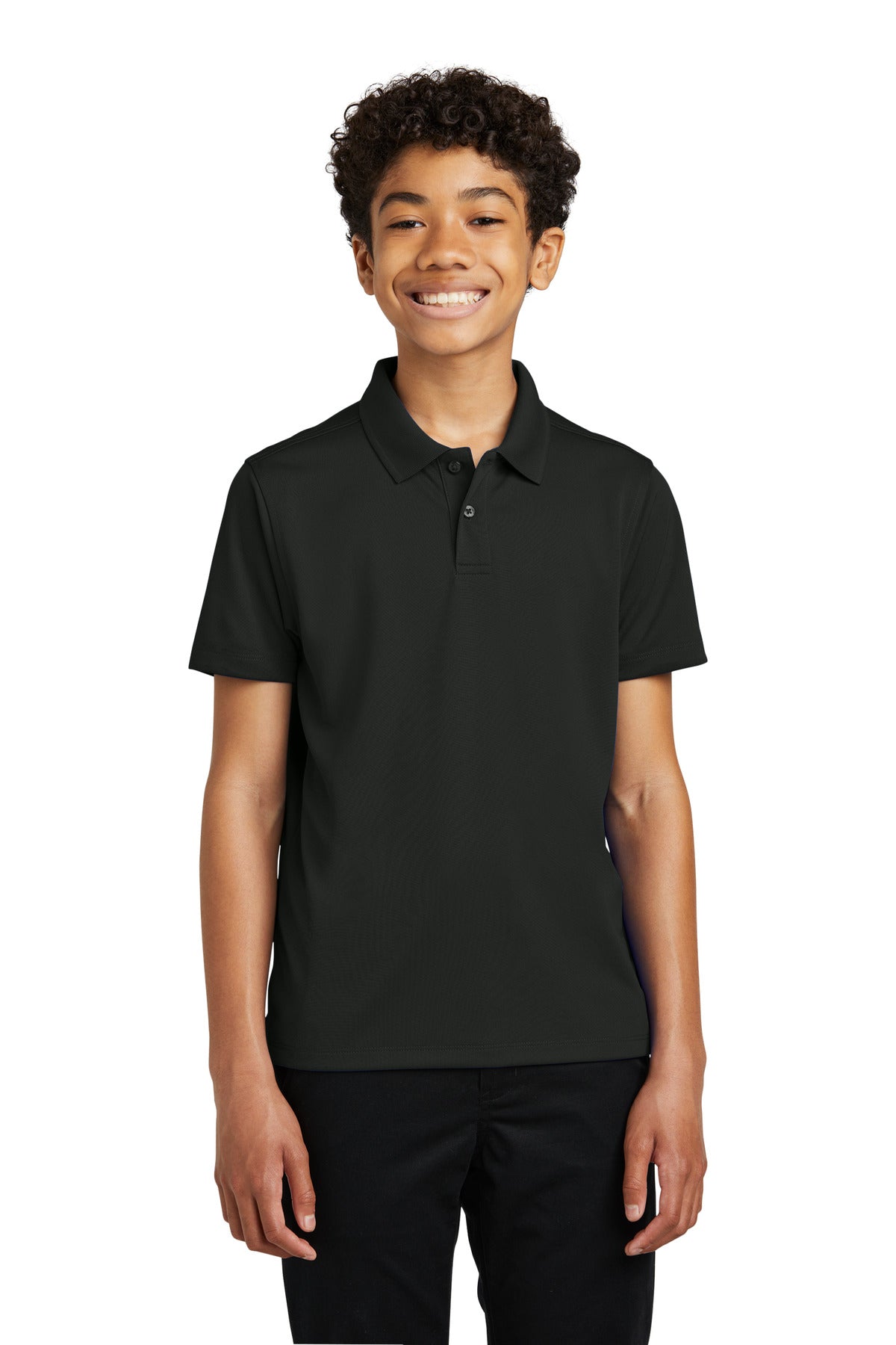 Port AuthorityÂ® Youth Dry ZoneÂ® UV Micro-Mesh Polo Y110