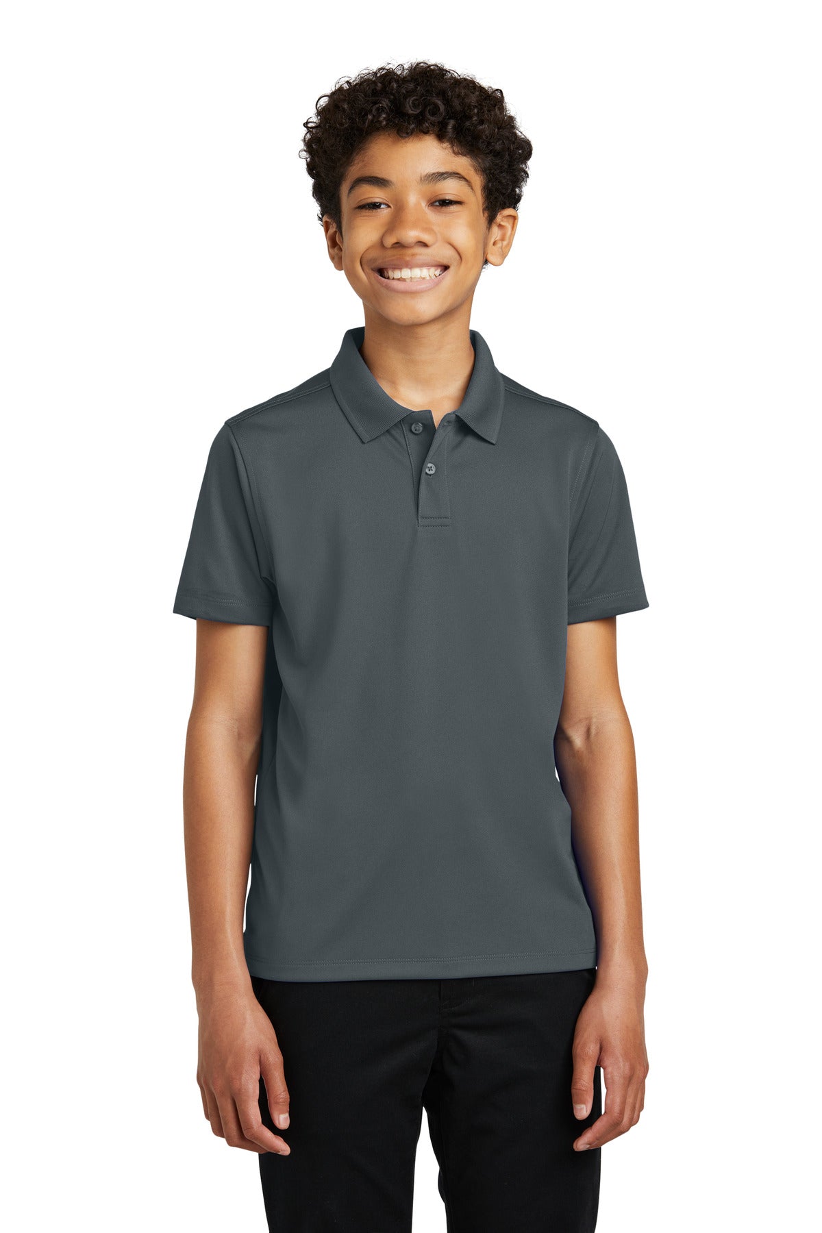 Port AuthorityÂ® Youth Dry ZoneÂ® UV Micro-Mesh Polo Y110