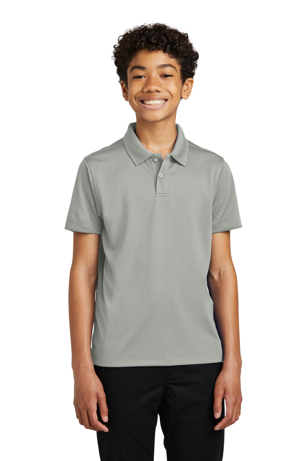 Port AuthorityÂ® Youth Dry ZoneÂ® UV Micro-Mesh Polo Y110