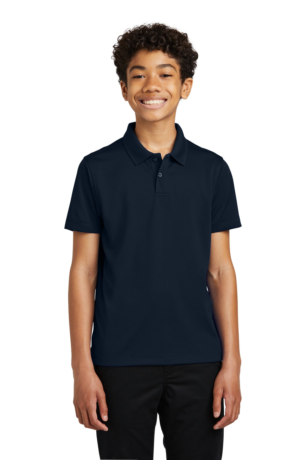 Port AuthorityÂ® Youth Dry ZoneÂ® UV Micro-Mesh Polo Y110