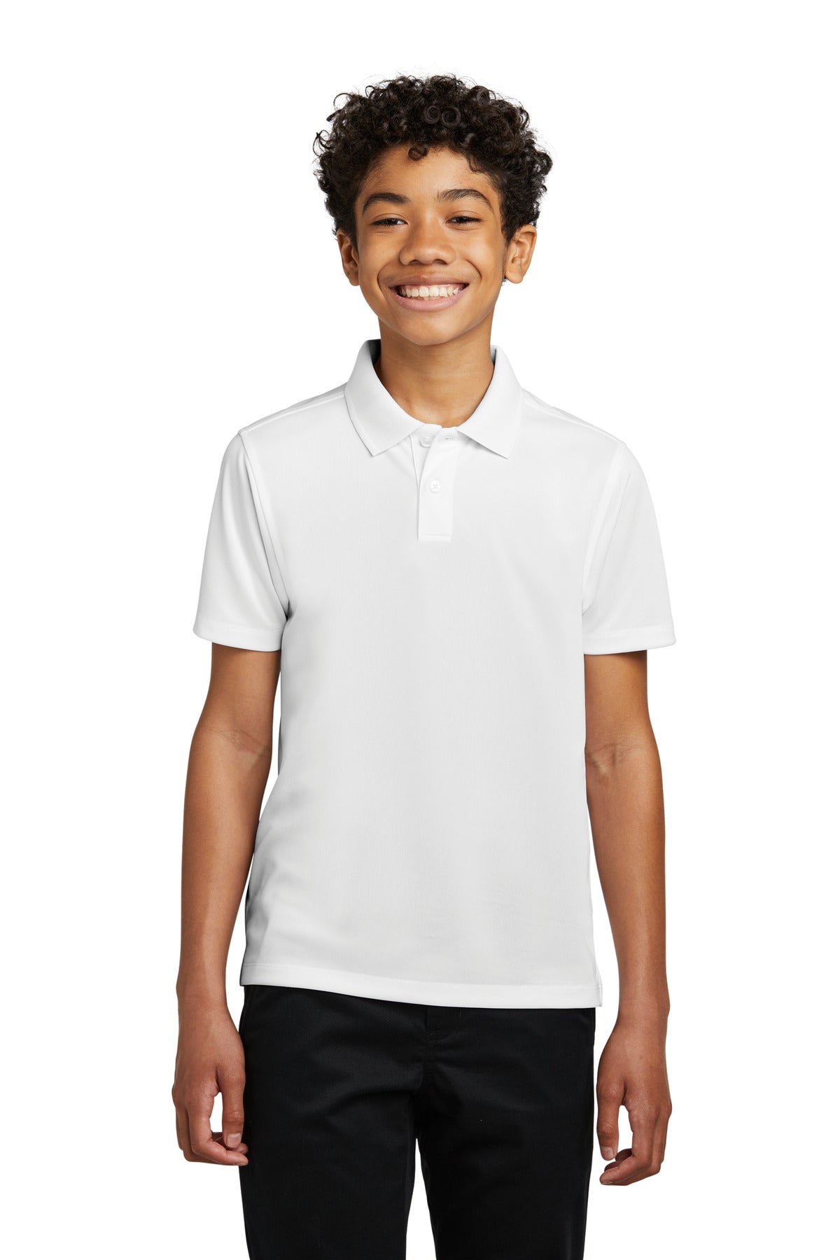 Port AuthorityÂ® Youth Dry ZoneÂ® UV Micro-Mesh Polo Y110