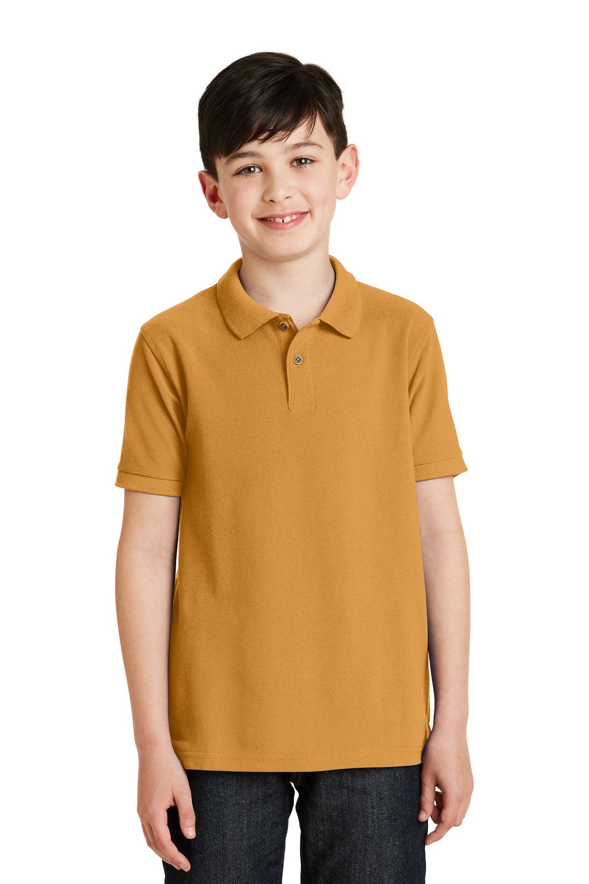 Port AuthorityÂ® Youth Silk Touchâ„¢ Polo.  Y500