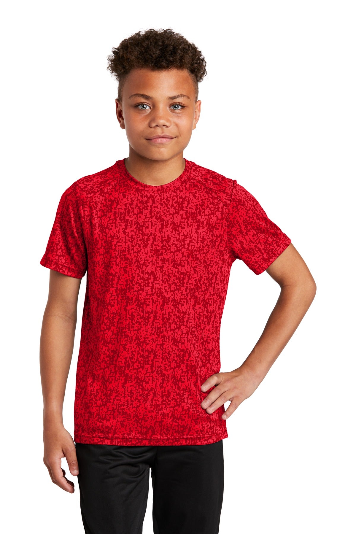 Sport-Tek Â® Youth Digi Camo Tee. YST460