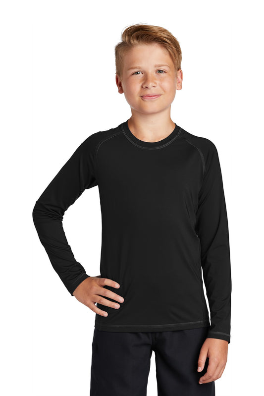 Sport-Tek Â® Youth Long Sleeve Rashguard Tee. YST470LS