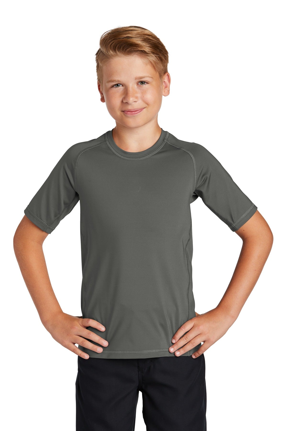 Sport-Tek ? Youth Rashguard Tee. YST470