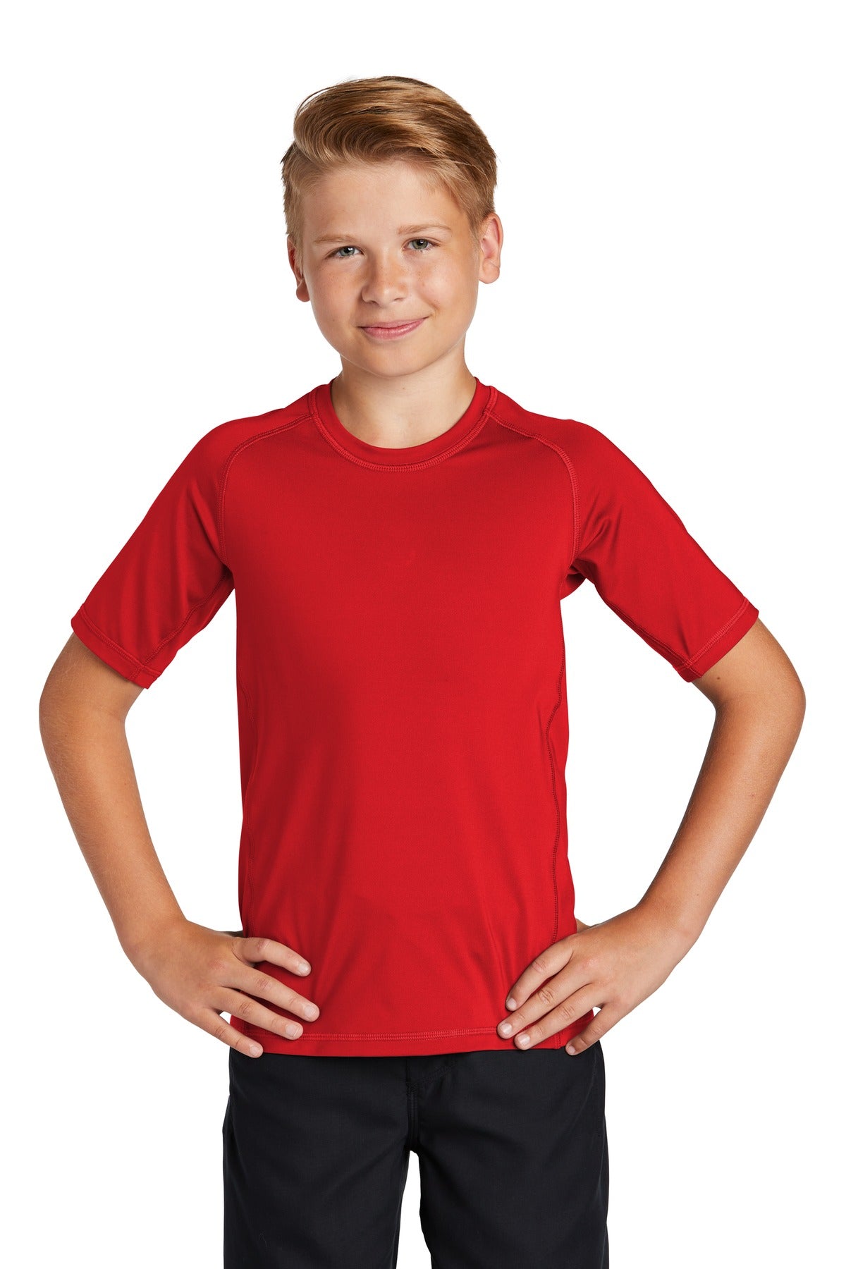 Sport-Tek ? Youth Rashguard Tee. YST470