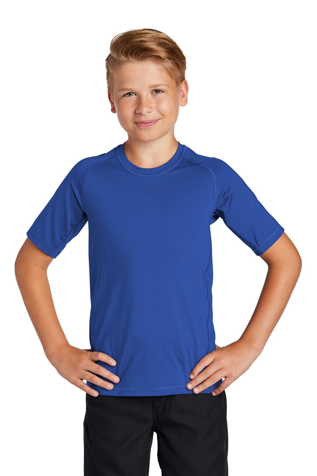 Sport-Tek ? Youth Rashguard Tee. YST470