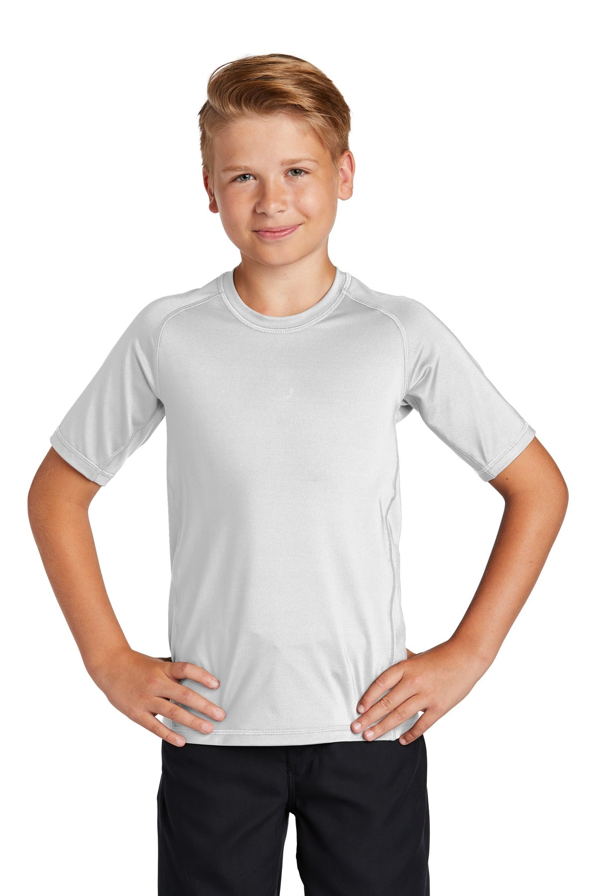 Sport-Tek ? Youth Rashguard Tee. YST470