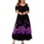 Plus Size Floral Print Cold Shoulder Maxi Dress Bohemian Dress 2022 Women