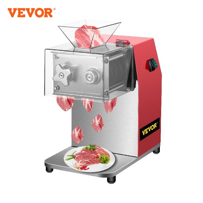 VEVOR 250kg/H Commercial Electric Meat Slicer Grinder Vegetable Cutter Shred