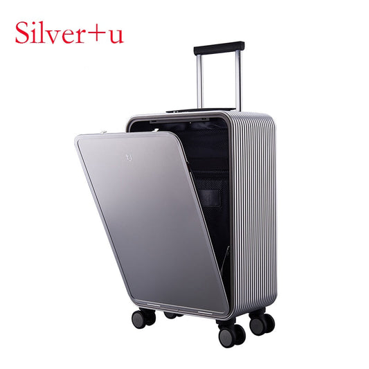 16"20" Aluminum Magnesium Alloy Trolley Luggage Men Business Full Metal Suitcase Bag Women Box Wheels Travel Case Brand Toolbox