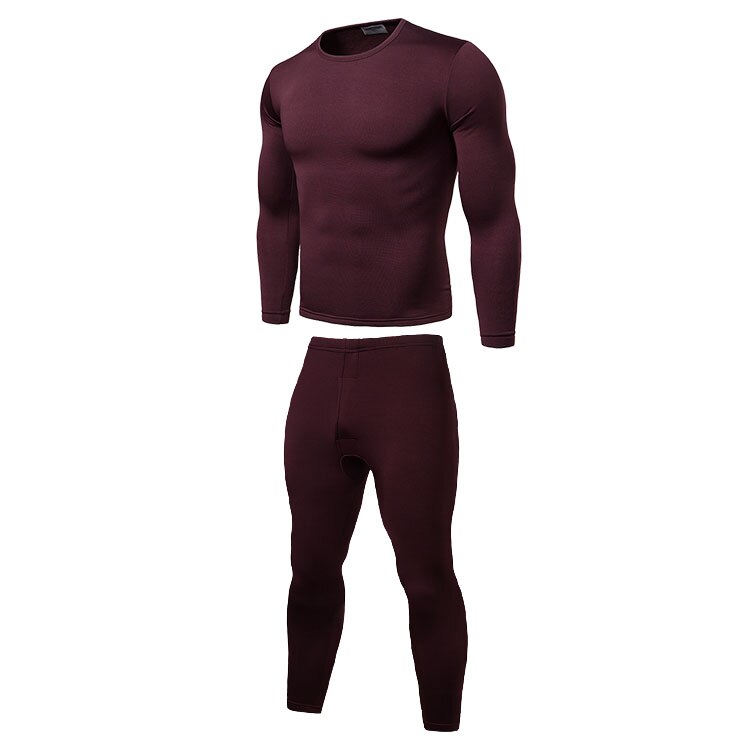 Brand New Mens Winter Ultra-Soft Fleece Lined Thermal Top Bottom Long John Underwear Set